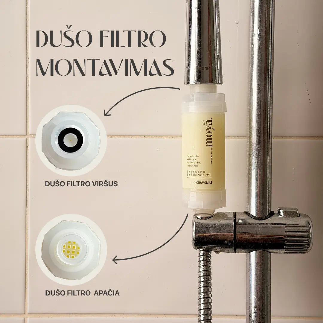 KORĖJOS SPA DUŠO FILTRAS